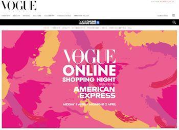 What is Vogue Online Shopping Night?